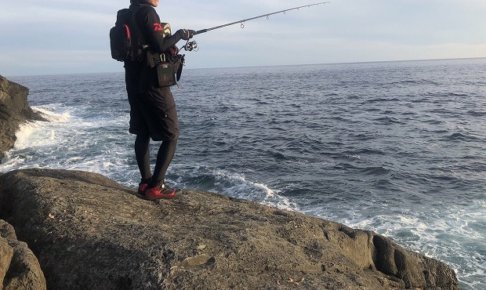 丹後半島の地磯で釣り